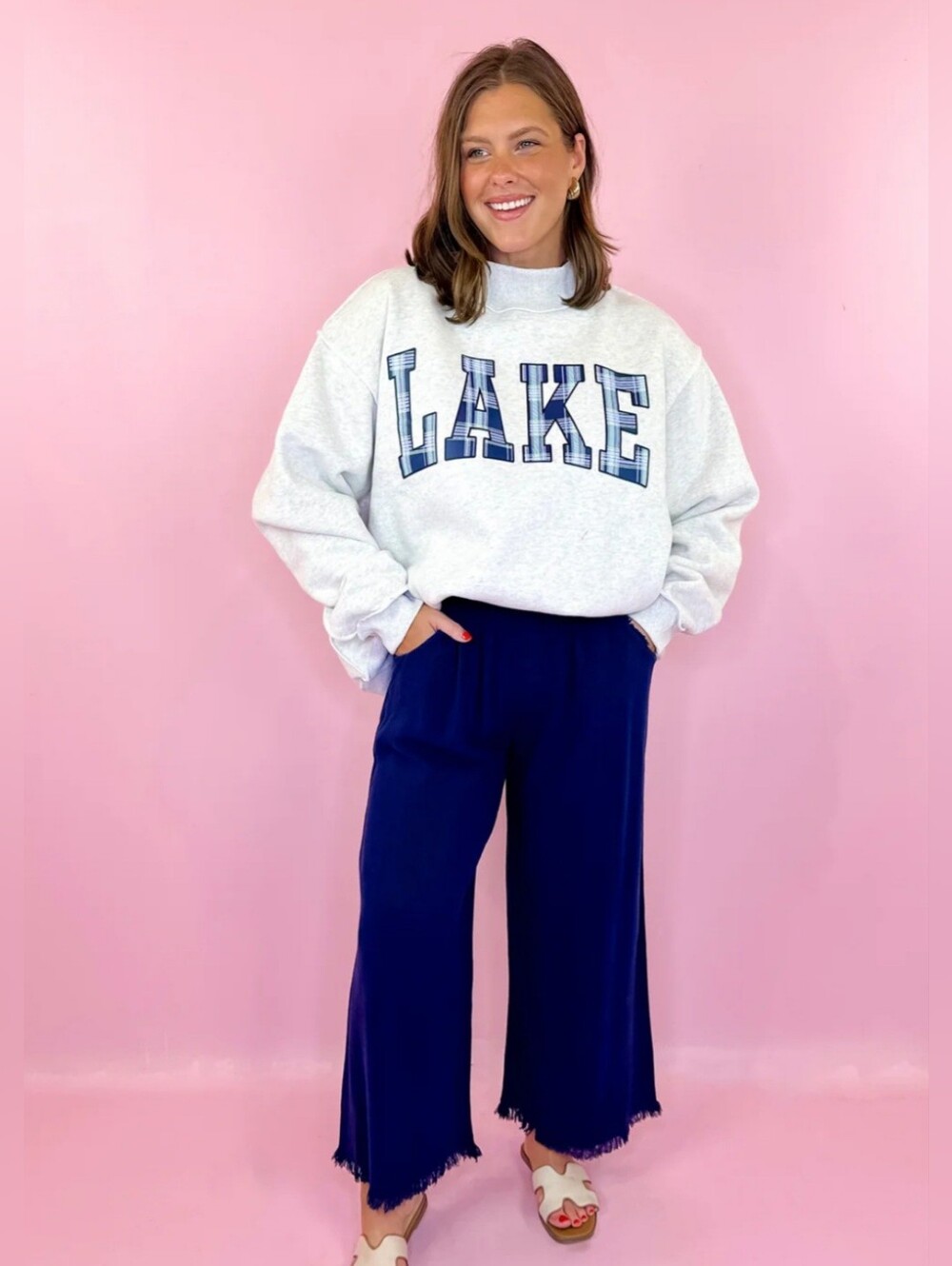 BUCKETLIST NWOT Lake/Mountains Reversible Mock Sweatshirt - Picture 7 of 14